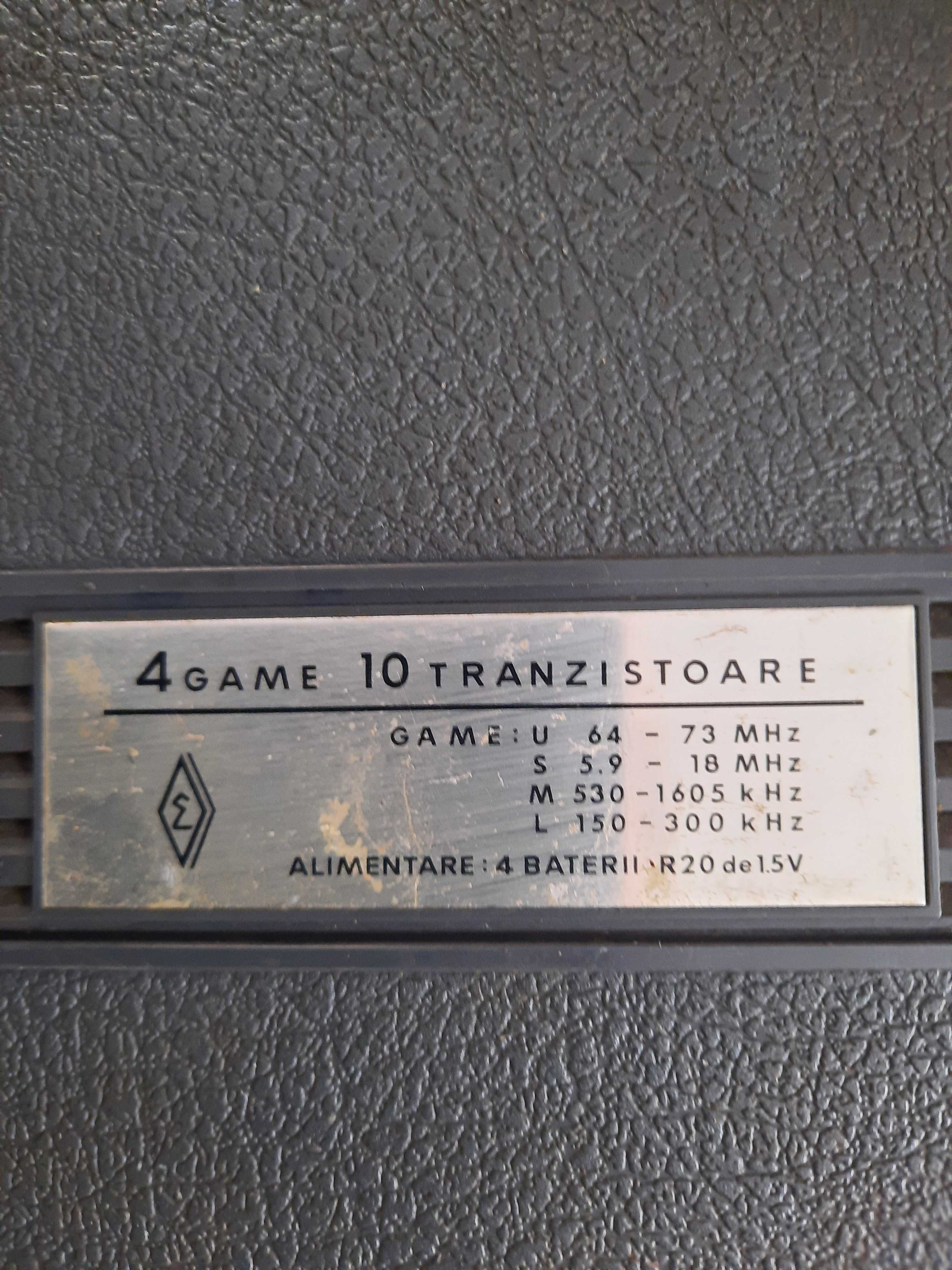 Electrica S651T,  aparat de radio vechi pe tranzistori, vintage, retro