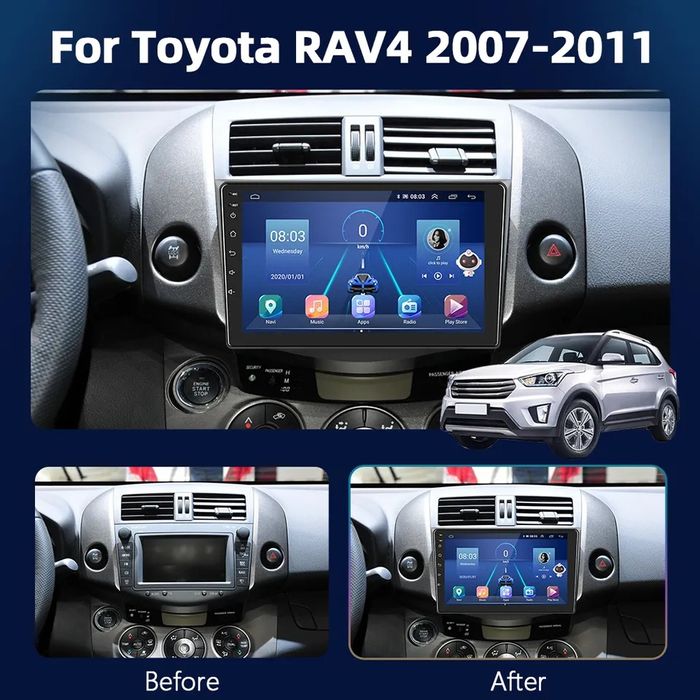 Toyota RAV 4 мултимедия Android  GPS Навигация