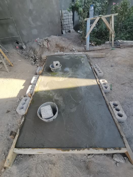 Капаем септик для канализации траншей под кабель