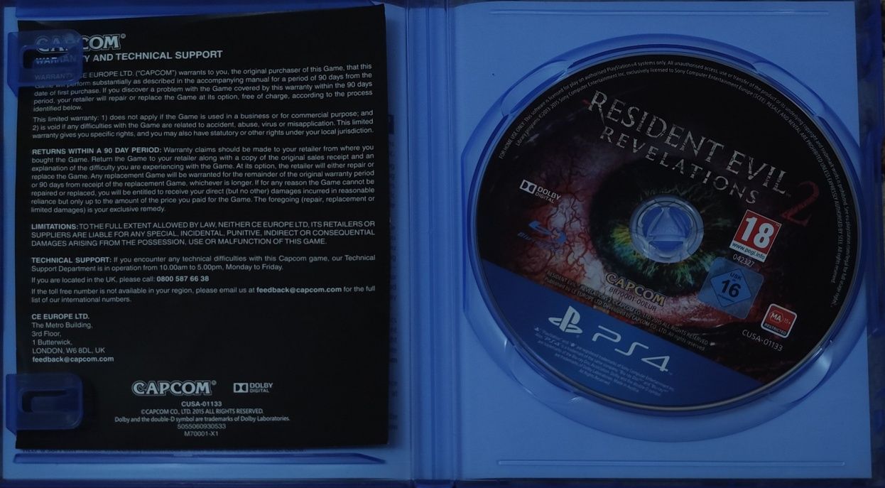 Игра RESIDENT EVIL Revaluation 2  На Playstation 4™