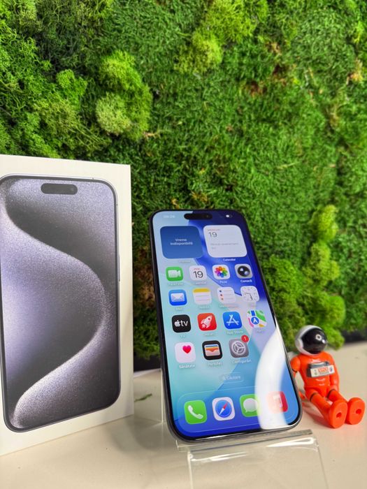 iPhone 15 Pro Blue Titanium Albastru 128GB 88% Baterie #7020