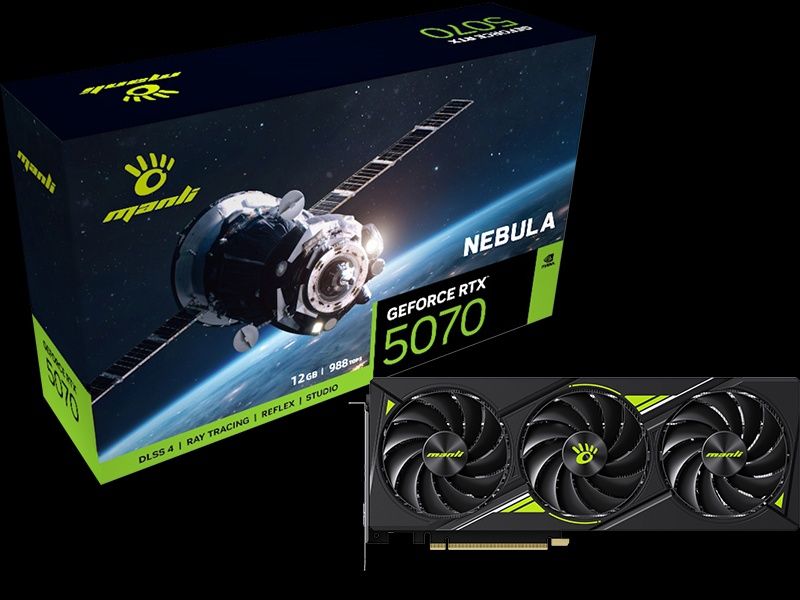 NEW Видеокарта Manli RTX 5070 12GB Оптом
