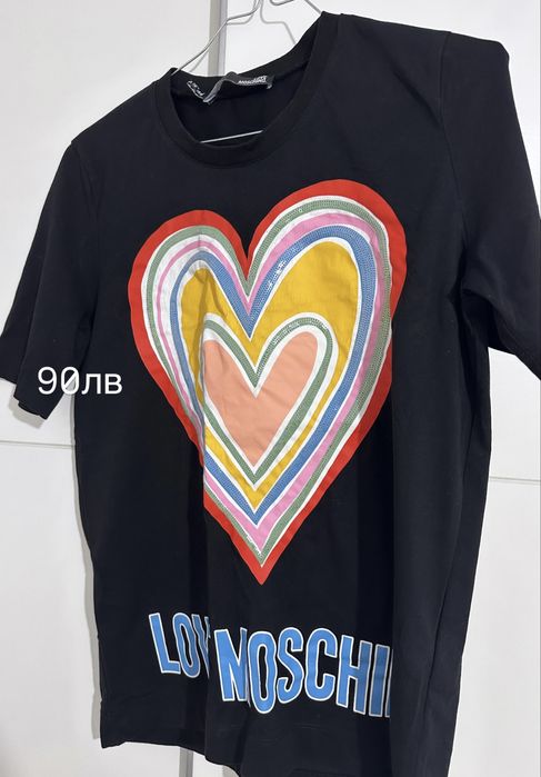 Тениска оригинална Love Moschino, Calvin Klein, Guess, Msgm