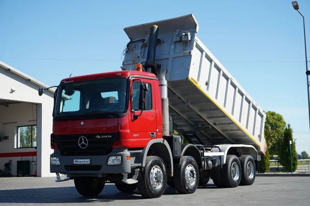 Mercedes-Benz ACTROS 4141 / 8X6 / BASCULATOR SPATE / WIELTON / EPS + AMBREIAJ / ANVELOPE 100%