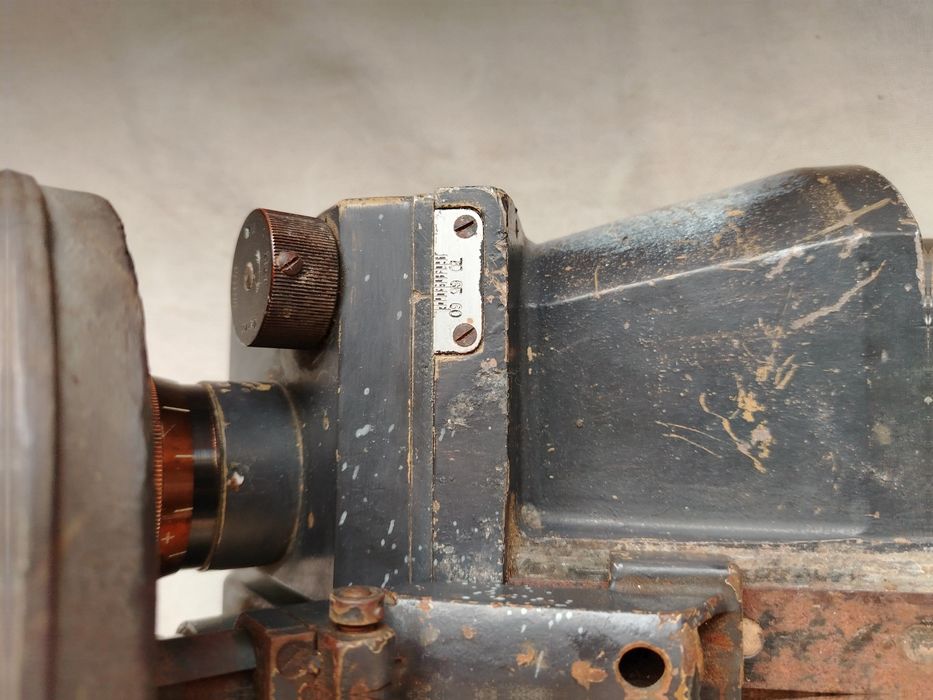 Стар голям немски военен бинокъл D.F.10x80 d.k.L. WWII