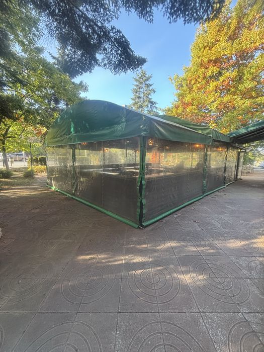 Пергола с метална конструкция