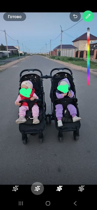 Коляска для двойни