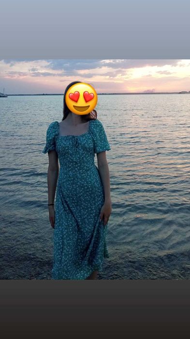 Платье в цветочек