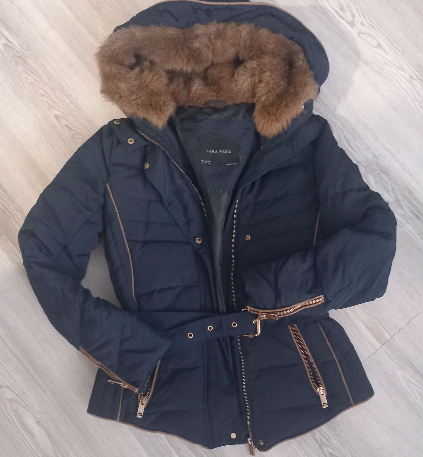 Zara basic-пухено зимно яке