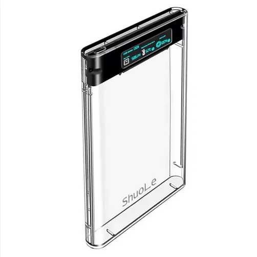 Carcasa SSD/HDD externa 2.5 inch afisaj LCD Color Smart Sentinel