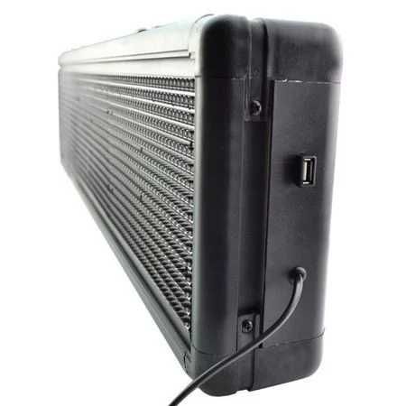 Panou reclama LED de exterior programabil 70x20 cm - RGB cu WiFi