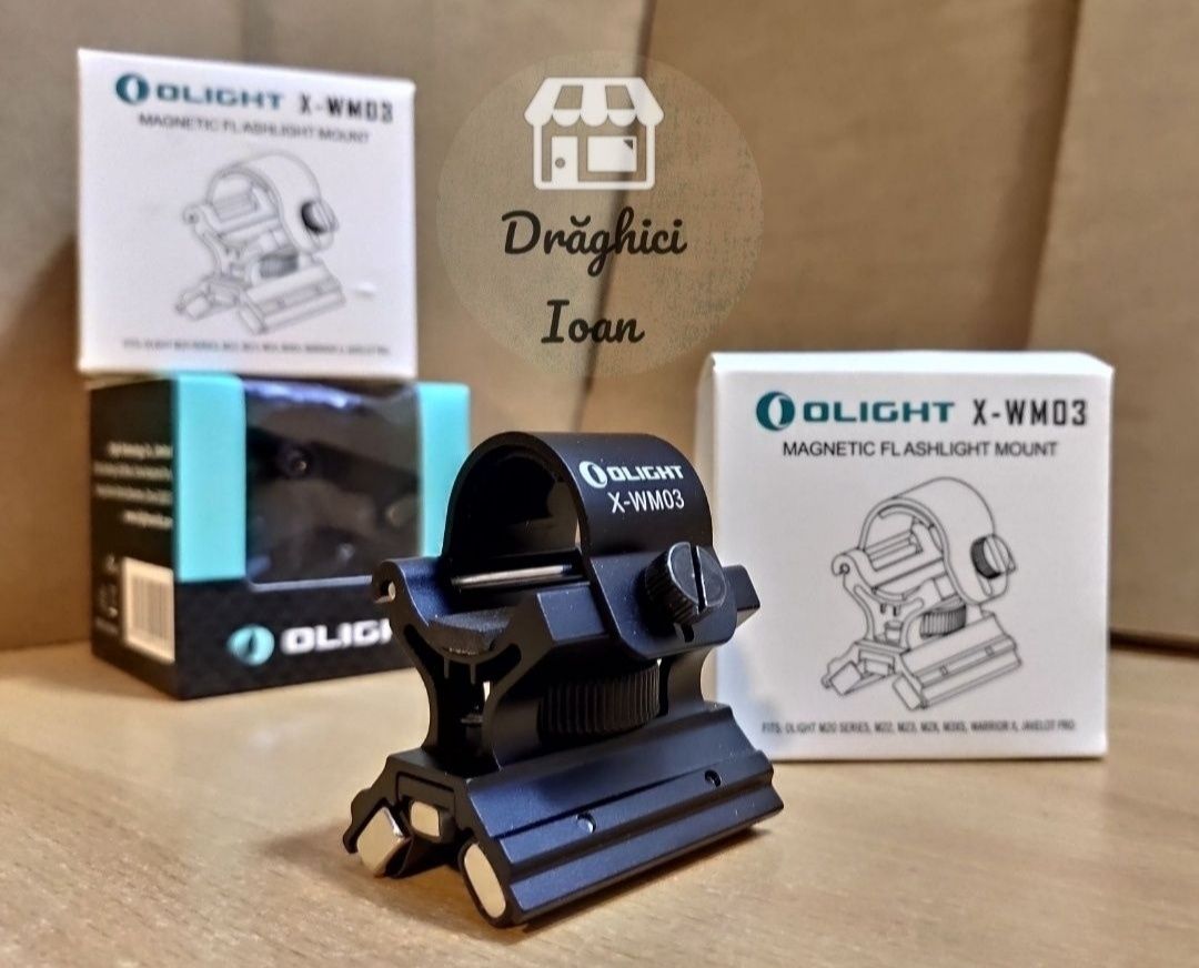 Suport magnetic OLIGHT PRO pentru prinderea magnetica a lanternei