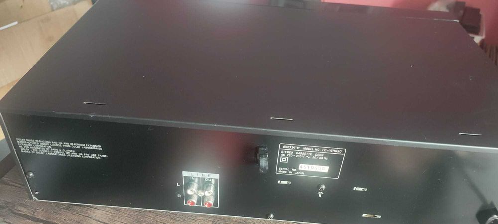 SONY TC-WR690 stereo cassette deck