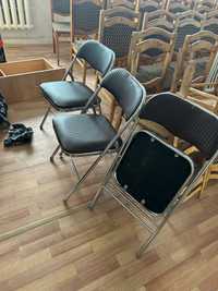 Продам складные металлические стулья