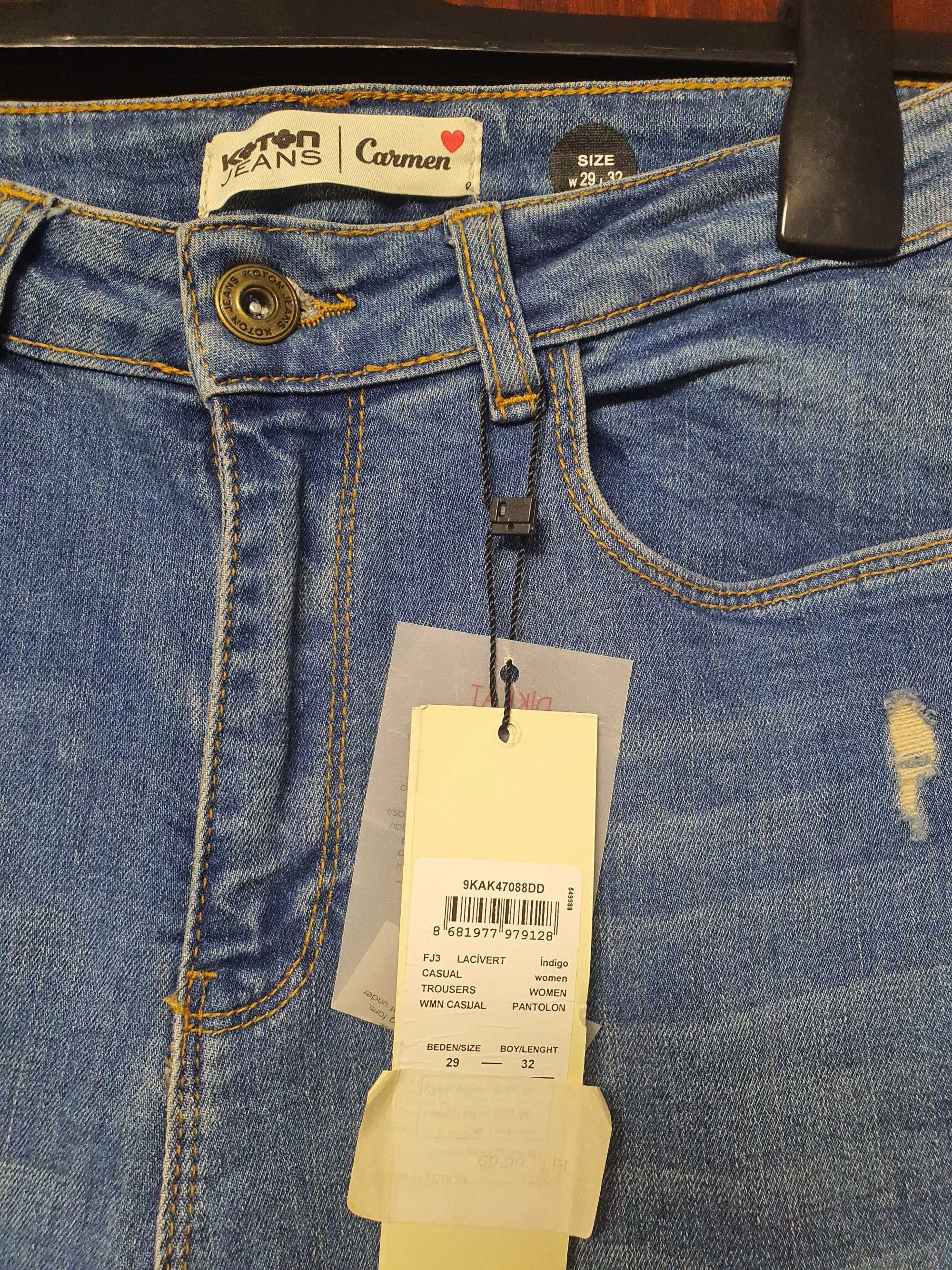 Blugi jeans Koton Carmen 29 noi