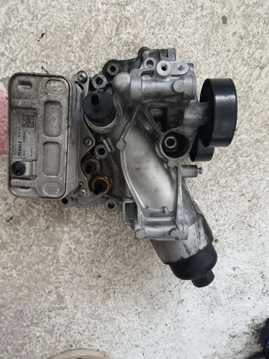 Carcasa filtru ulei cu termoflot mercedes e class w213, s class w222, gle, glc 3.0 d a6561801100, a6541800265