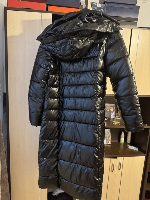 Vand geaca de dama fas lucios cu gluga marimea S