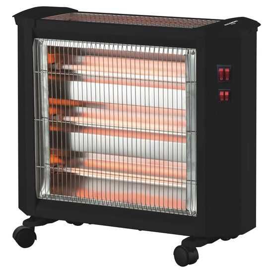 Radiator Hausberg HB-8800, 1600W, 4 tuburi quartz 2 trepte putere