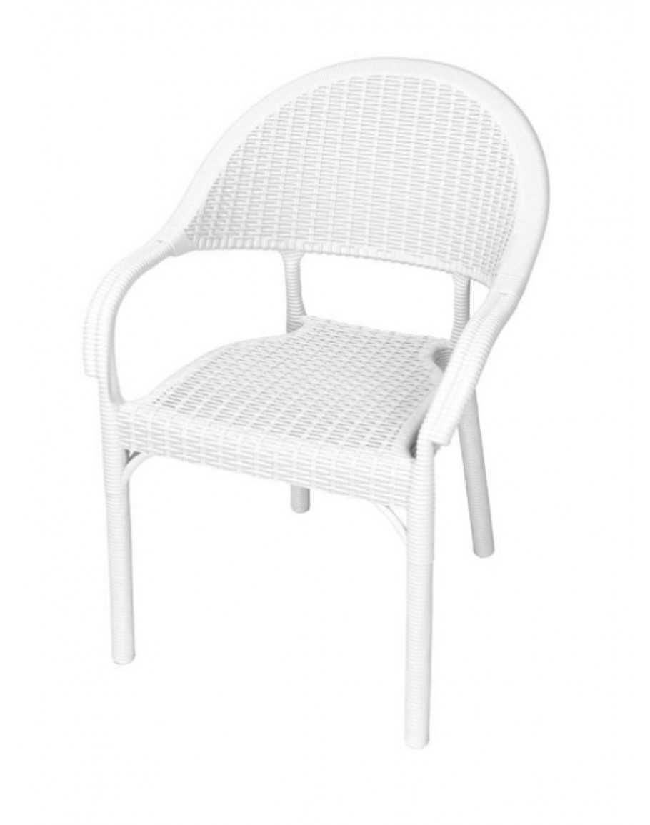Градински стол Bamboo, PVC ратан