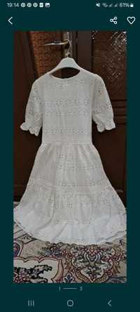 Белое платье летнее
