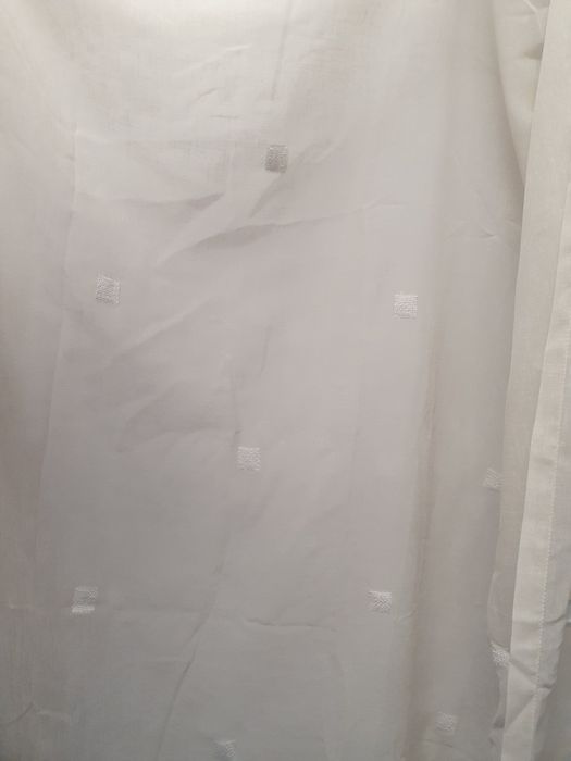 Перде от изкуствен лен, ушито, 170х210 см