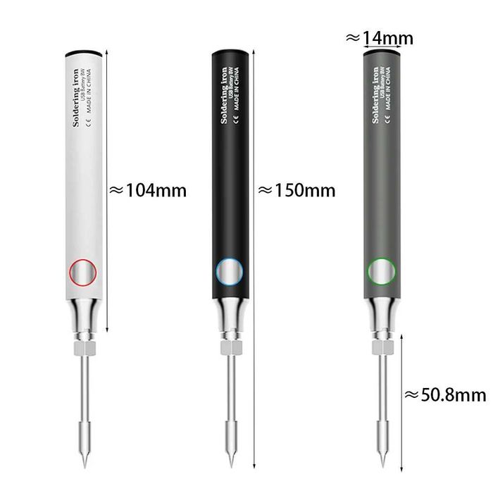 Letcon pe acumulator pistol lipit incarcare USB 5V 8W set portabil