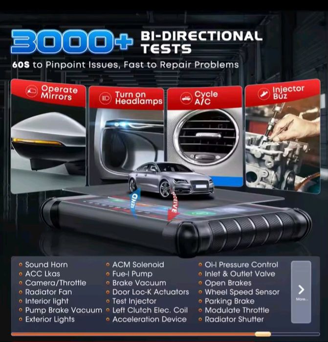 Autel MaxiPRO MK900 BT tester profesional.  Produsul este nou. 
Pentru