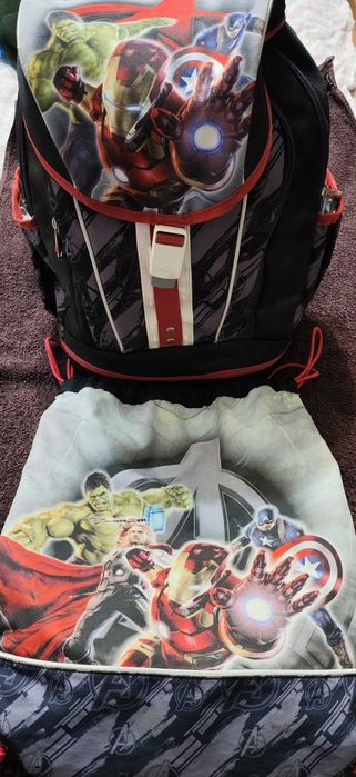 Рюкзак школьный и мешок для обуви