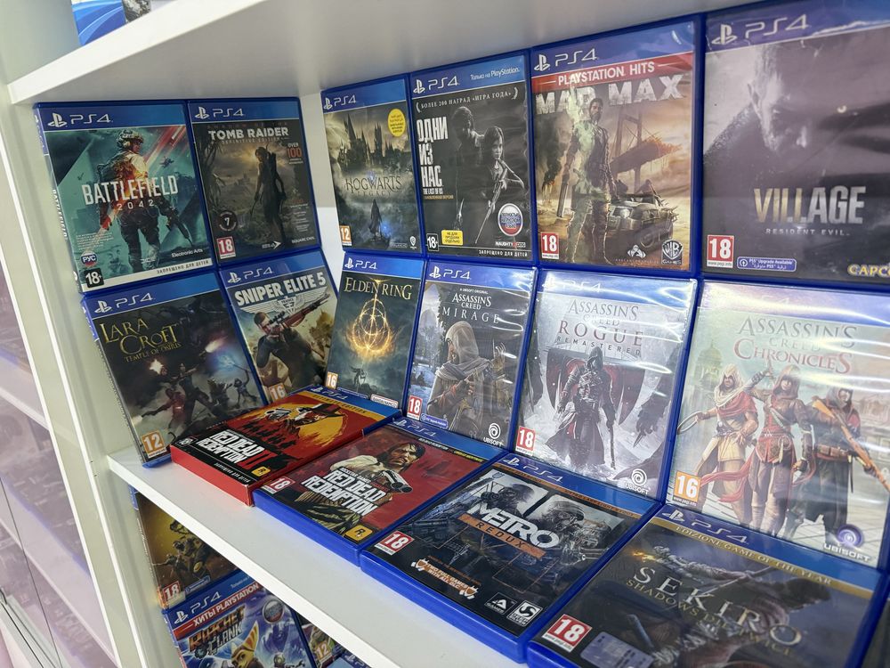 Игры для PlayStation 4 диски ps 4 пс 4 в оригинале много дисков