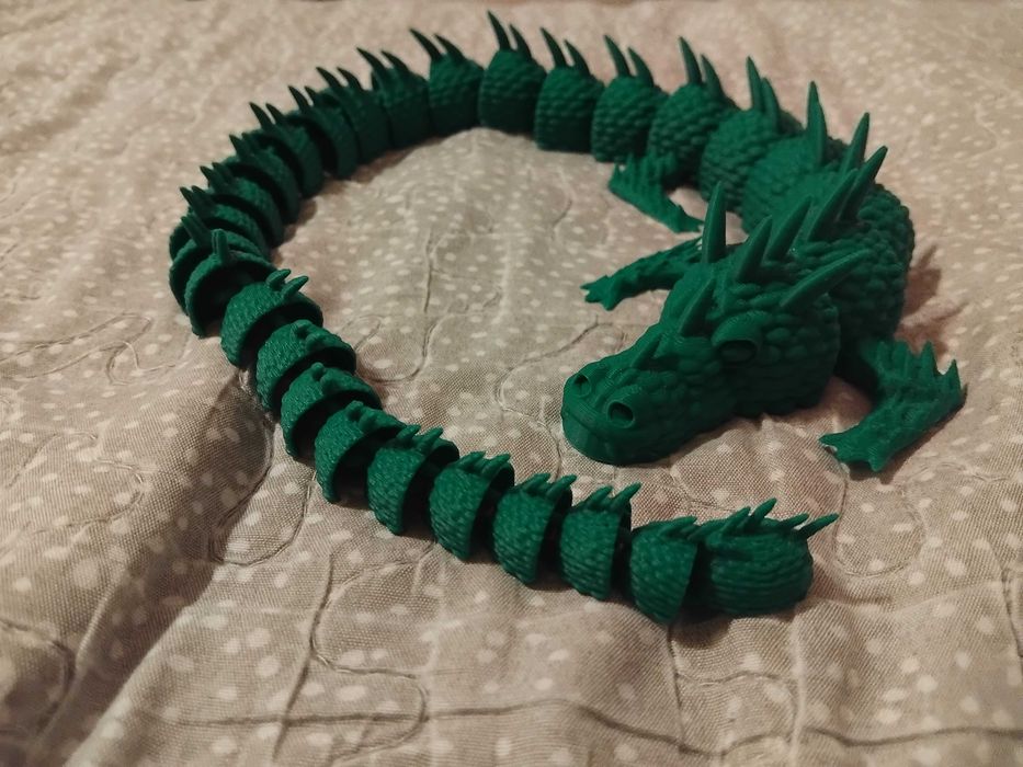 3д принтиран дракон Skuly