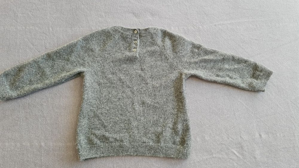 Set pulover și pantaloni din cașmir, pentru copii, mărimea 92