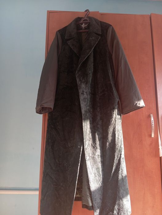 Комбинированый плащ