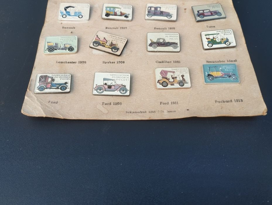 Колекция значки „Стари коли " Полша 1976