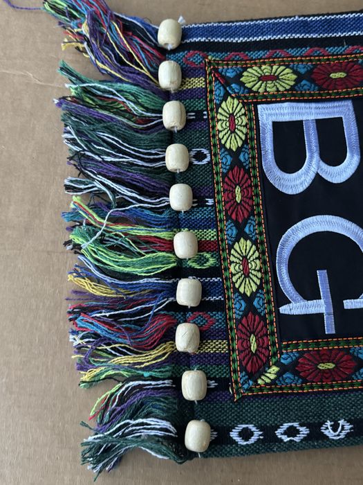 Сувенирна чанта от плат с традиционни български мотиви