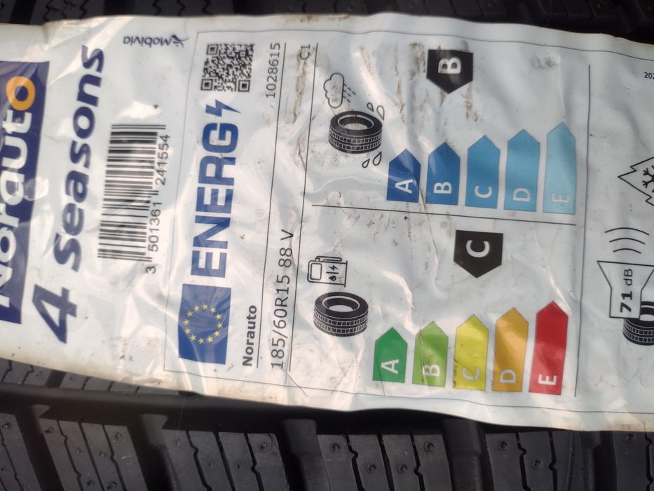 Нови 2бр.185/60/15 Norauto 4S dot3621