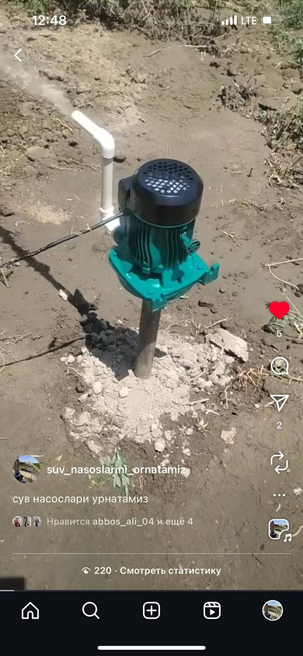 Suv nasoslari urnatamiz