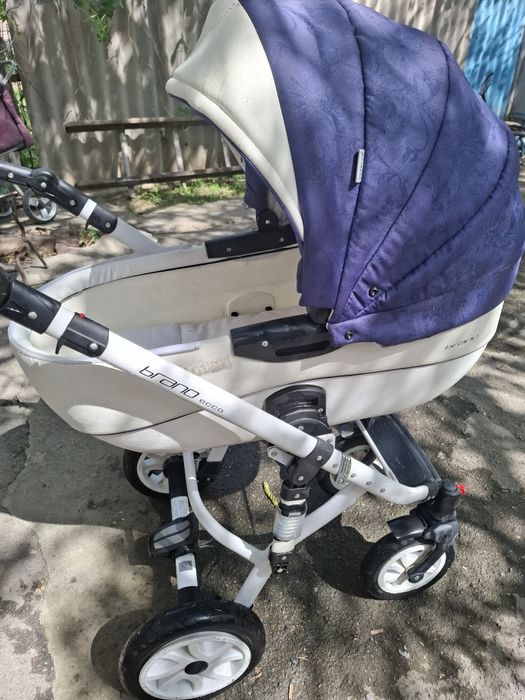 Продам  коляску синию