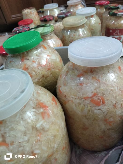 Квашеная домашняя капуста