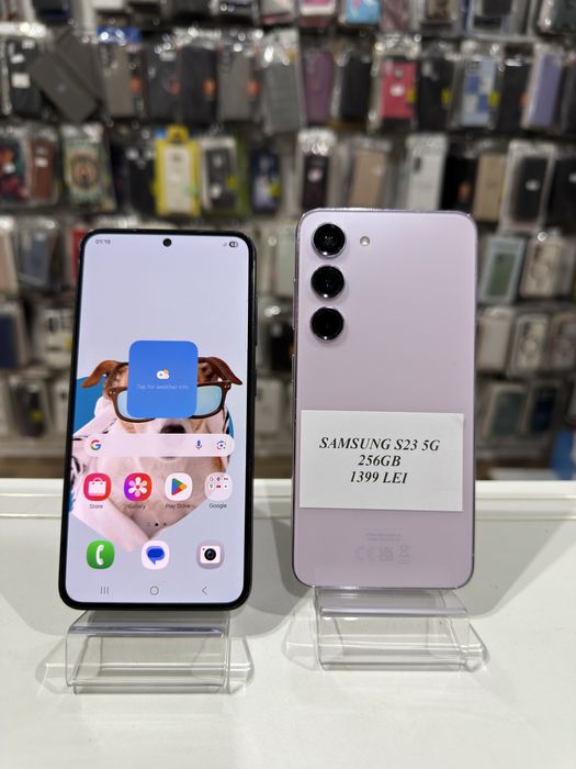 iSellStore Vâlcea: Samsung Galaxy S23 5G Black / Pink / 256GB