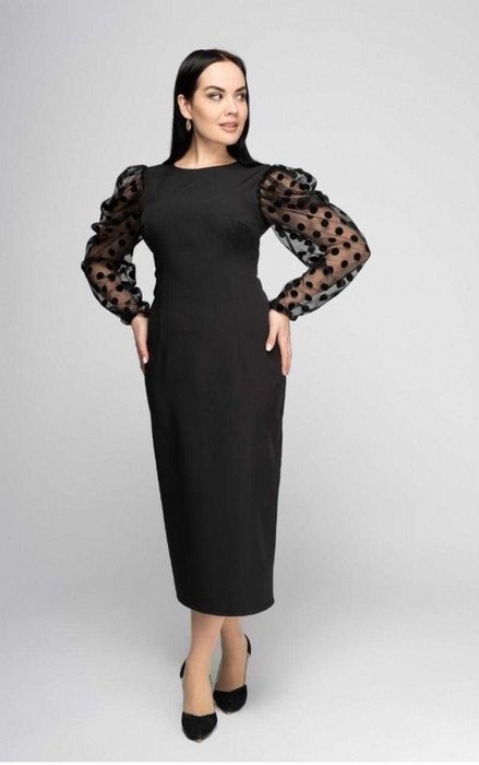 ПЛАТЬЕ черное 46-48 размер