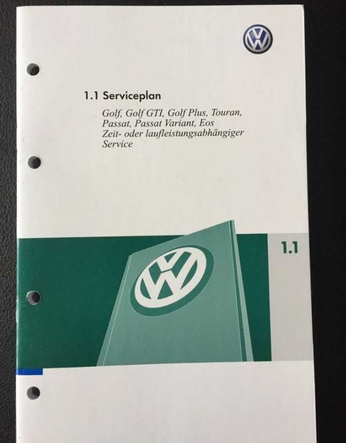 Carte service - revizii / Serviceplan VW