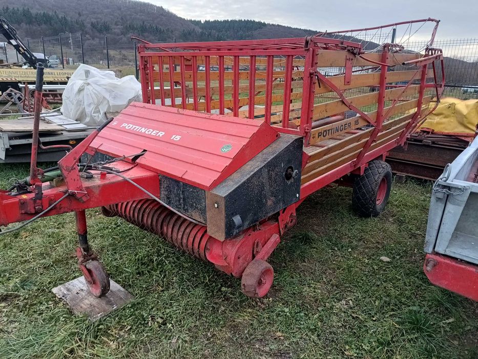 Grebla, remorca de strans fan, Pottinger 15