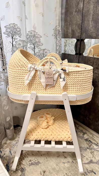 Вязаные люльки, пледы и корзины на заказ и в наличии