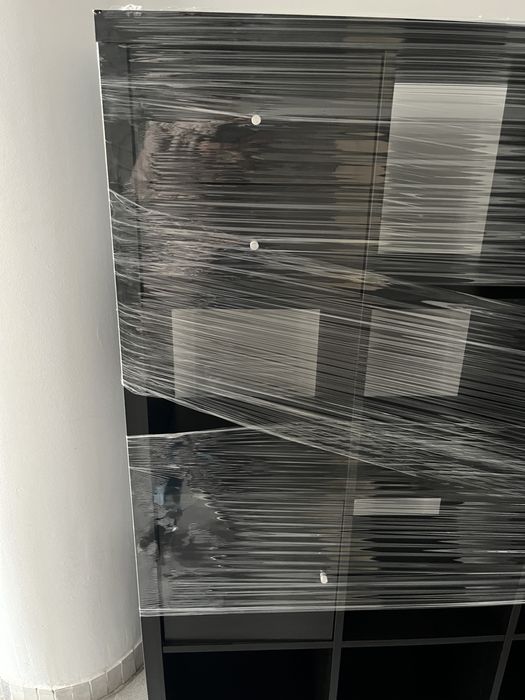 Etajera/ mobilier birou KALLAX, IKEA, negru