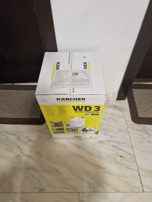 Aspirator umed/uscat Karcher WD3 Battery 1.629-951.0, 300w,17L silver