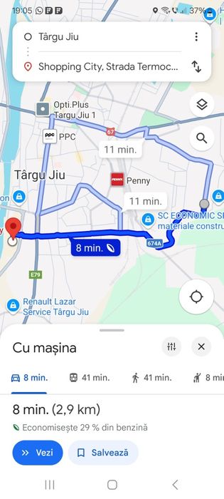 Vand urgent teren intravilan 300mp, strada Primaverii, Tg-jiu