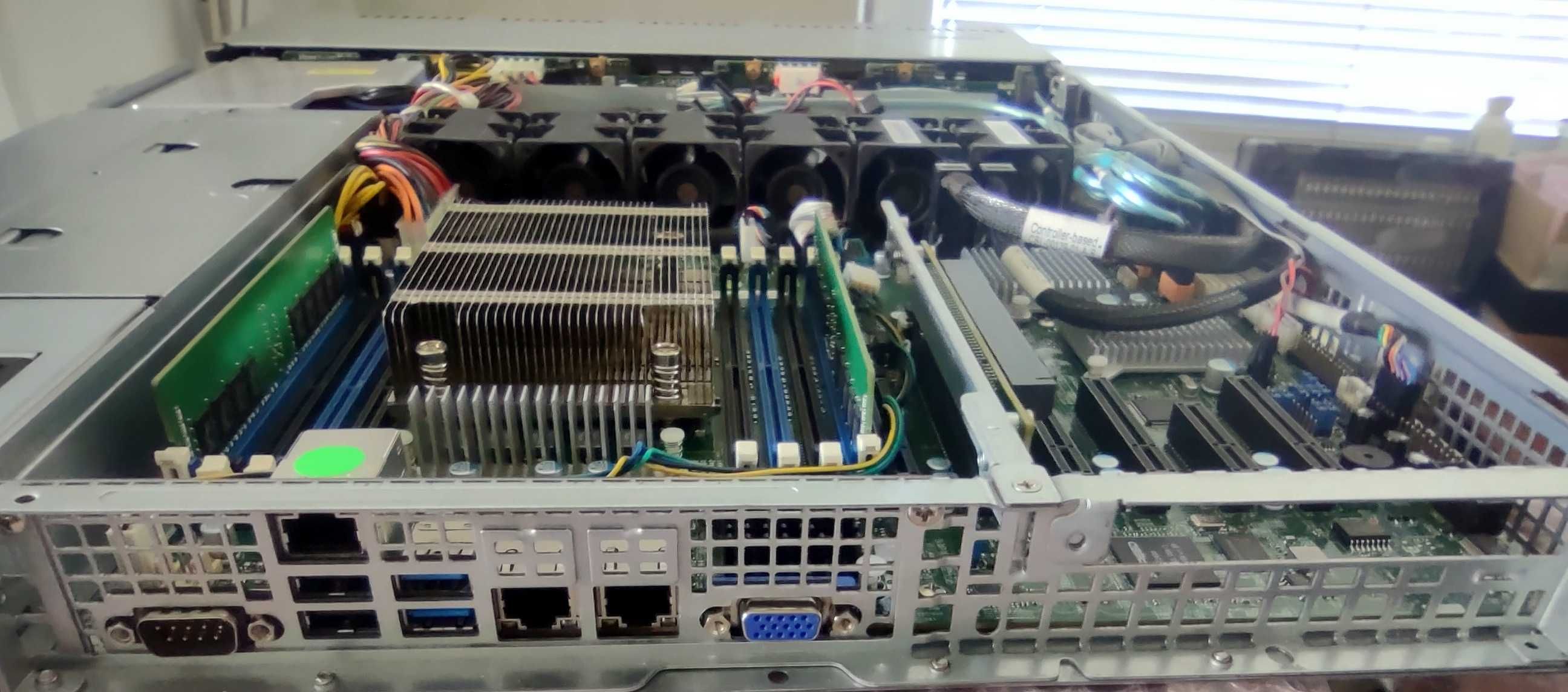 Сървър Supermicro C116 1U X10SRH-CF E5-2683v3 32GB DDR4 SAS9300-8i 14S