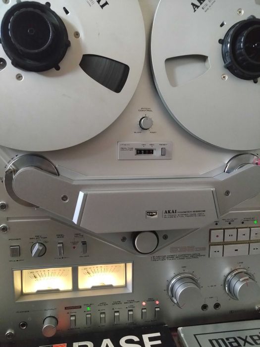 MAGNETOFON AKAI GX-636DB Argintiu Metalizat cu Role si Adaptoare