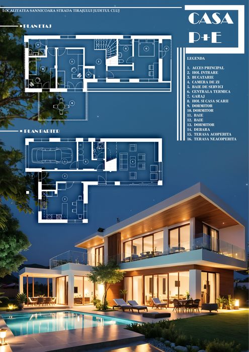 Vila Exclusiva cu Piscina si gradina,Ansamblu Premium certificat NZEB
