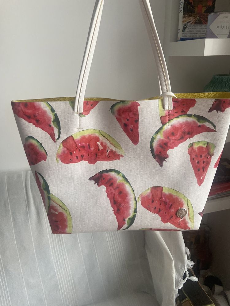 Чанта с летен принт диня Vince Camuto